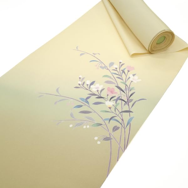 Amazon.co.jp: 付下げ 反物 着物 丹後ちりめん 日本の絹 京都 手描き