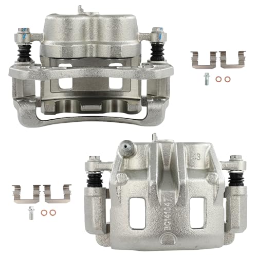 Image of SCITOO Front Brake Calipers With Bracket 19B2710 19B2711 Compatible For Hyundai For Santa Fe 2001-2006,For Hyundai For XG300 2001,For Hyundai For XG350 2002-2003