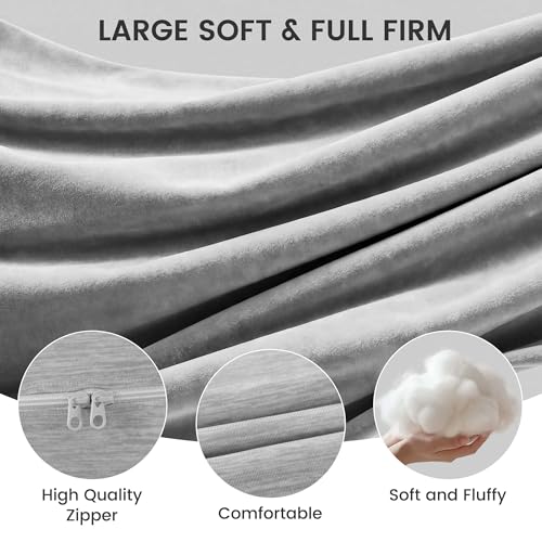 Image of Jcickt Pregnancy Pillow for Sleeping,59 inch Maternity Pillow with Removable Washable Cover,J-Shaped Cooling Full Body Pregnant Pillow -Support for Backs,Legs, Belly, HIPS, Improve Sleep -Gray