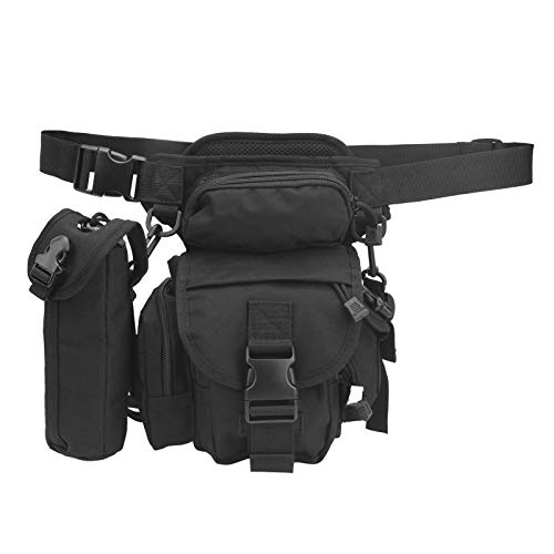 Bolsa de hombro convertible para ciclismo y camping con múltiples compartimentos de nailon