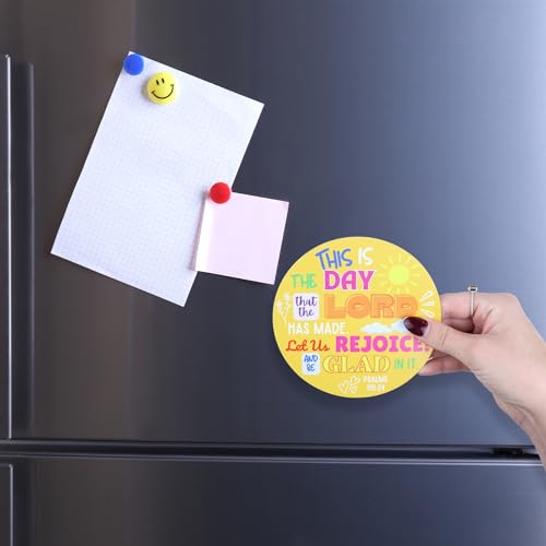 Imán decorativo con mensaje inspirado en la escritura, 5 pulgadas miniatura 4