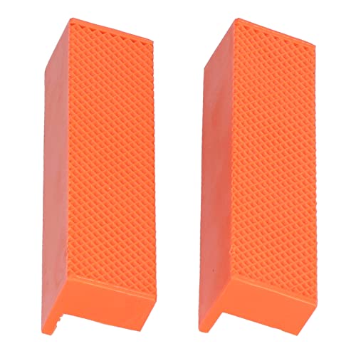 LUCKDANO 2 Pièces Couvercle de Protection des Mâchoires ABS en Forme de V Protecteurs de Mâchoires d'étau Magnétique d'établi – Protection de Surface Durable pour les Pièces en Bois, en Métal et