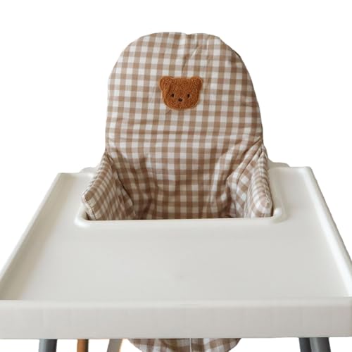 Machine Washable Chair Pad Cover Easy to Clean Cushion for Infant Feeding Chair Printed Cartoon Pattern Patterned