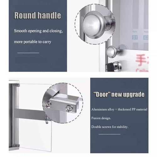 Image of Cell Phone Safe Deposit Box Stainless Steel Cell Phone Storage Boxes Employee Cell Phone Safe Deposit Boxes with Safety Lock No harm to The phoneWall-Mounted or Portable