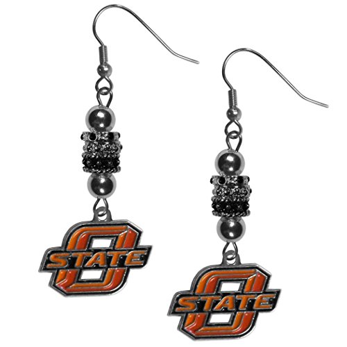 NCAA Siskiyou Sports Womens Oklahoma State Cowboys Euro Bead Earrings One Size Team Color