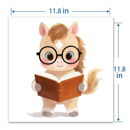 Vinilos Decorativos Animales de Granja con Lectura 11.8x11.8 in miniatura 6