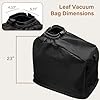 XCWT Leaf Bag Replacement Compatible with Ryobi Vacuum - RY40405 RY40405VNM 40V Vac Attack Leaf Blower Vacuum Mulcher, Replaces for Ryobi Part # 205110001
