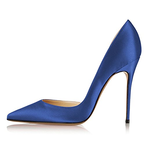 Women's Pointed Toe D'Orsay Sexy Slip On Stiletto High Heel Pumps2