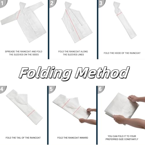 SHOCHX 2 Stück Regenjacken Wiederverwendbar Regenponcho, Unisex Eva Regenmantel Poncho Regenbekleidung Regenschutz Regen Zubehör für Wandern Camping Radfahren Reisen