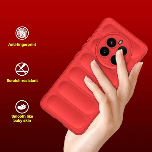 Image of amazon basics Back Case Cover for Realme Narzo 70 5G (Silicone Red)