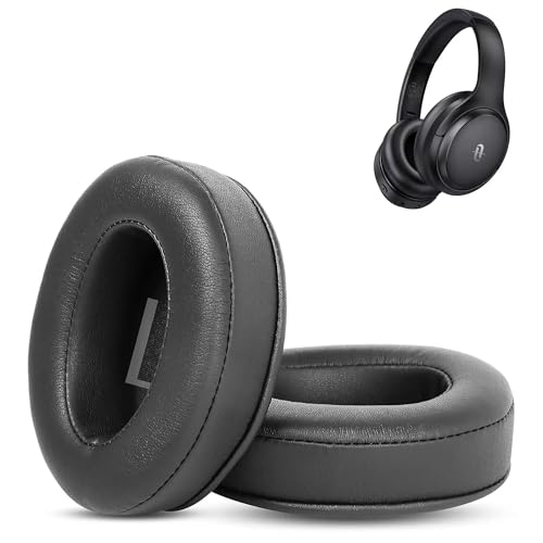 TT-BH085 Ear Pads Replacement,TT-BH090 Earpads Compatible with Taotronics SoundSurge 85/TT-BH85/SoundSurge 90/TT-BH090/SoundSurge 60/TT-BH060 Headphones(Protein Leather and Memory Foam Ear Cushions)