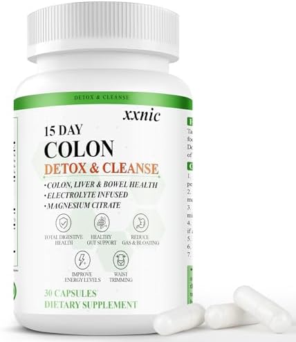 Colon Cleanse, Colon Broom, Colon Cleanser & Detox, Advanced Gut Cleanse Detox for Women & Men, Body Cleanse, 30 Capsules Colon Cleanse, Colon Broom, Colon Cleanser & Detox, Advanced Gut Cleanse Detox for Women & Men, Body Cleanse, 30 Capsules