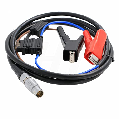 Cable Trimmark 3 Radio MK3 con clips de cocodrilo aislados y longitud de 1.8M