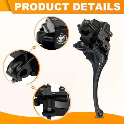 Triumilynn 7/8\" Brake Master Cylinder for Honda Rancher 350 400 420 Foreman 400 450 500 TRX 250 300 350 400 450 FourTrax Rincon Recon Sportrax 250ex 300ex 400ex Front Right Master Cylinder