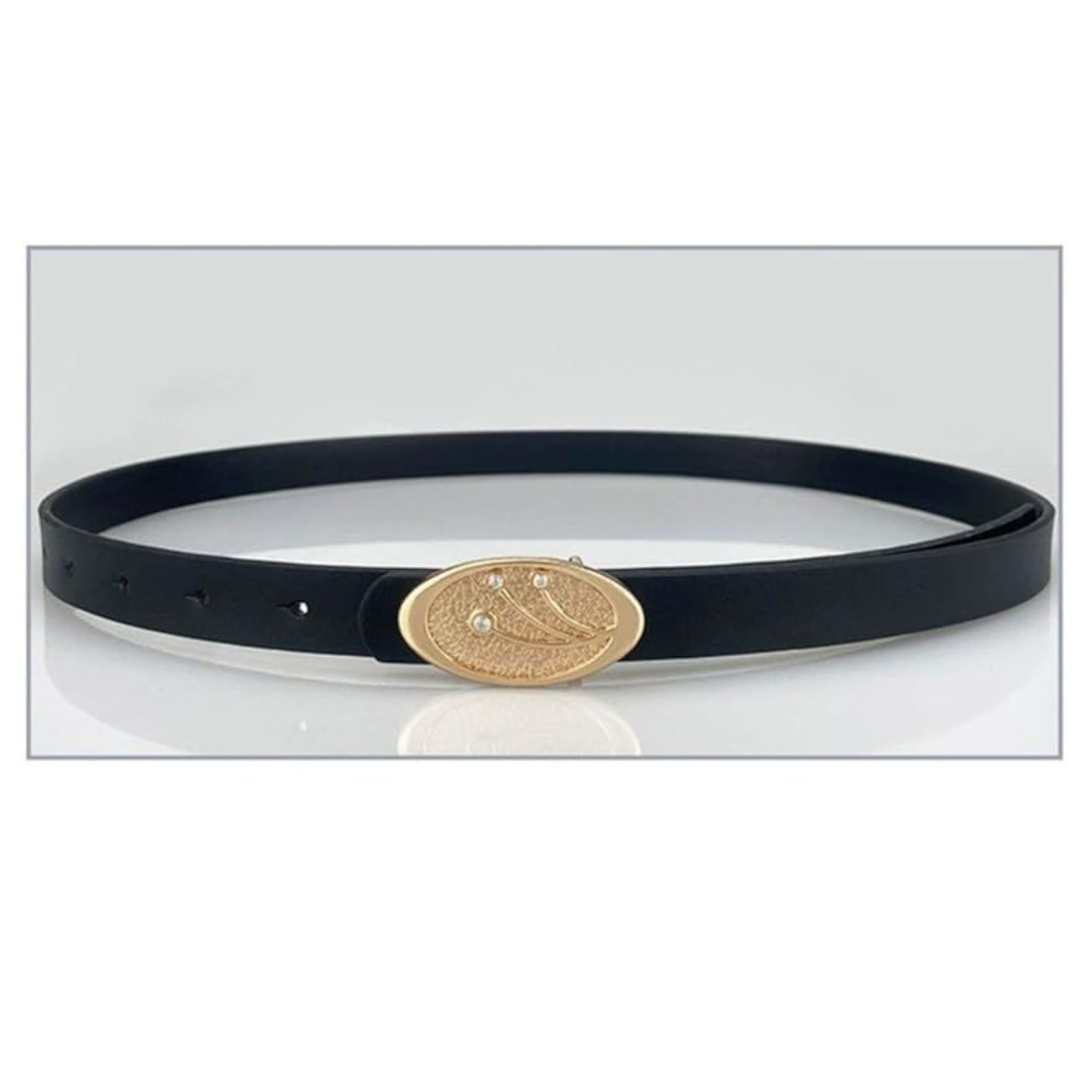 Women's Diamond Buckle Waist Belt, Decorative Seal for Skirts & Jeans