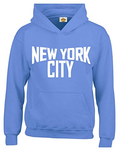 Image of Crown Designs New York City Unisex Hoodies for Men, Women & Teenagers - Carolina Blue/Large
