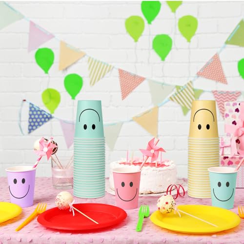 Gobelets en carton Layhit jetables pour simplifier la vaisselle d'anniversaire