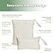 haakaa Water Resistant Wet Bags for Baby Wet Dry Bags for Cloth Diaper, Reusable Wet Bags for Baby Items, Swimsuit & Travel, 2pcs, Beige