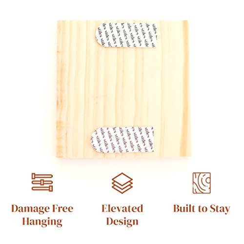 Image of Stiles Premium Hanging Strips for Letter Boards, Pictures, Posters, 8 Pack | Hang Up Sticky Tapes for Frames and Art - Heavy Duty Wall Mount Adhesive Tape