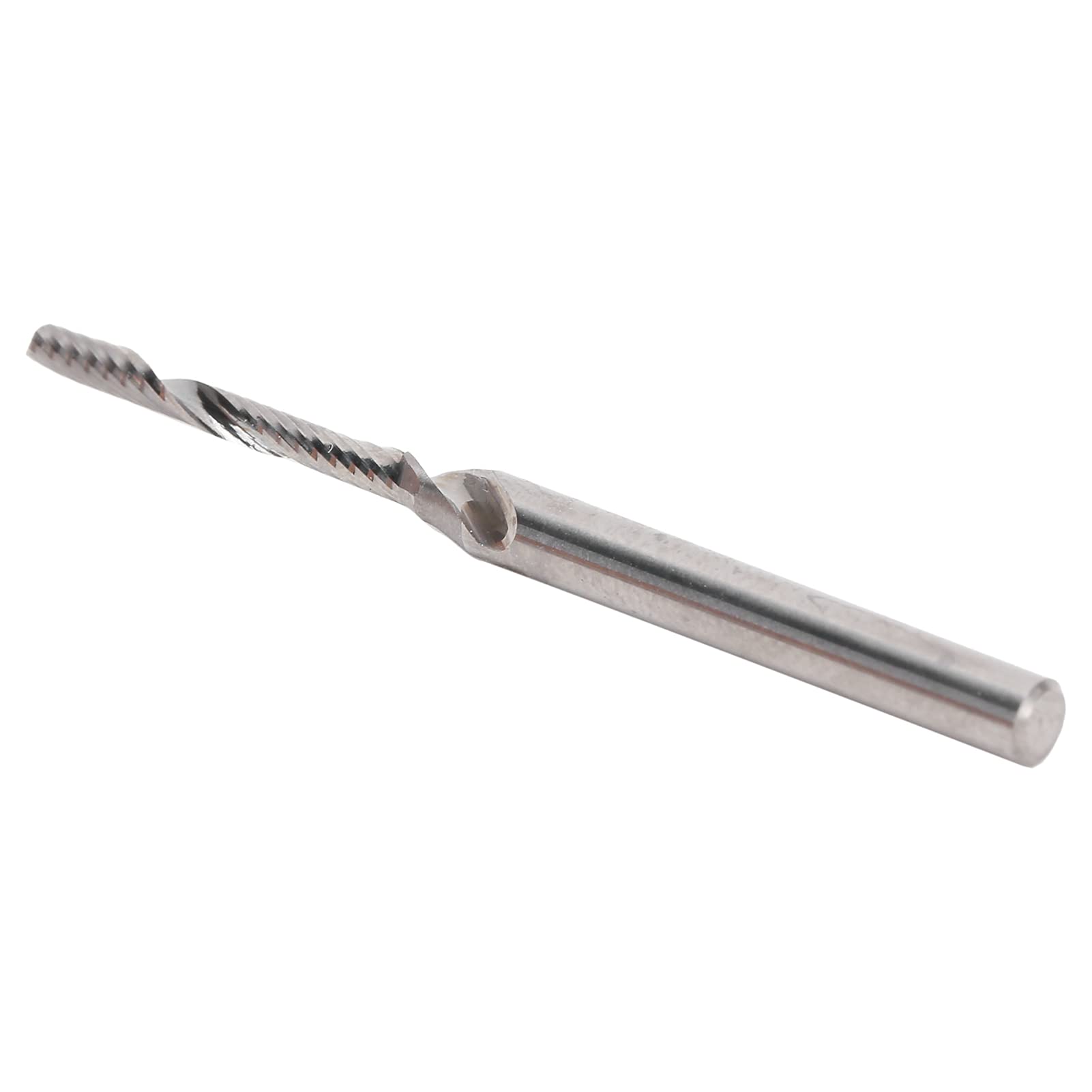 5 pezzi fresa a spirale professionale in acciaio al tungsteno a flauto singolo punte per router CNC 3.175x2x17mm fresa per incisione ad alta velocità per taglio di metalli