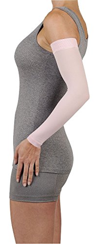 Image of Juzo Soft 2001, Compression Armsleeve with Silicone Top Band, 20-30 mmHg, Max,Long