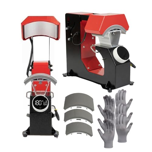 Máquina Termofijadora para Gorras 3-en-1 con Panel Digital miniatura 1
