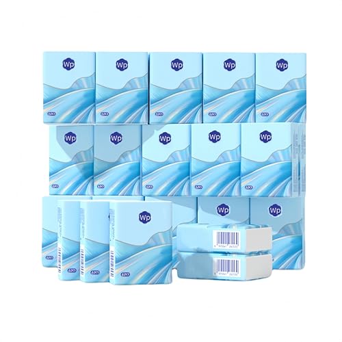 3-Ply Pocket Paper Towels High Strength and Water Absorption Bulk Small Travel Size Paper (Medium, Packs of 40)