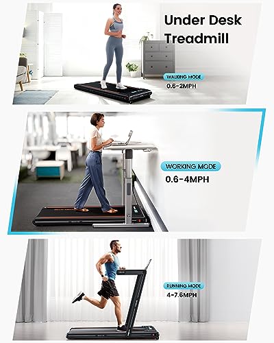 Image of YOSUDA Walking Pad, 300lb Capacity Under Desk Treadmill with Bluetooth, Desk Treadmill for Office Under Desk, Walking Pad Treadmill, Running Walking Jogging Machine