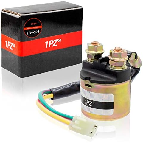 1PZ UK1-TR5 Starter Solenoid Relay Replacement for Honda FOURTRAX RANCHER TRX350 TRX400 TRX420FA and FOURTRAX FOREMAN TRX400 TRX450 TRX500 Motorcycle Four Wheeler Quad Cover