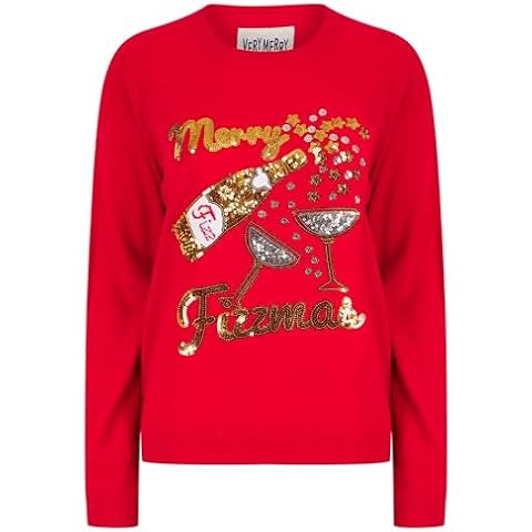 Tokyo Laundry Merry Christmas Sequin Jumper Cover
