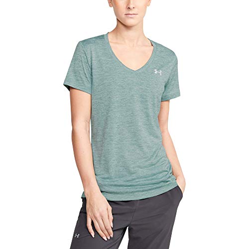 Image of Under Armour Womens Tech V-Neck Twist Short-Sleeve T-Shirt