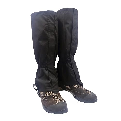Yardwe 1 Pair Waterproof Outdoor Skiing Climbing Hiking Leg Gaiters Boot Covers Waterproof for Snow Gear