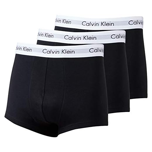Kit com 3 Cuecas Low Rise Trunk, Calvin Klein, Masculino, Multi, G
