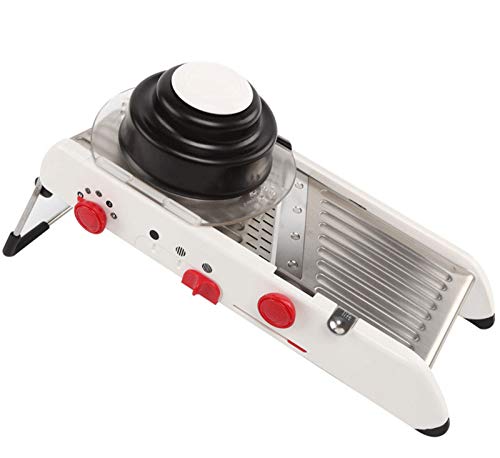 Gemüsehobel Zwiebel Zerkleiner,Edelstahl Klingen,Obst und Gemüseschneider Zwiebelschneider,zum Raspeln,Schneiden,Reiben