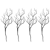 Hemobllo 4 Stück Künstliche Geweihförmige Baumzweige aus Kunststoff Getrocknete Dekoäste in...