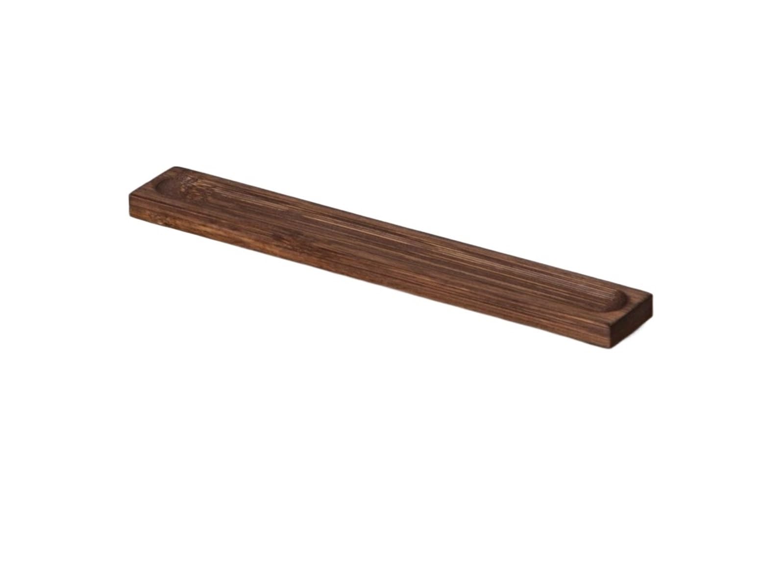LADFRTYU Fountain Pen Holder Pen Holder Stand Desktop Display Rack Wooden Minimalist Storage, Multi-Slot(Color-02-18 * 2.6cm)