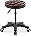 Stołek na kołach Masaż stołka kosmetycznego Punik Stołek obrotowy, regulowany wysokość Hydrauliczny stołek 360- stopniowych stołków salonowych, do rundy biura kuchennego w domu z kołami
