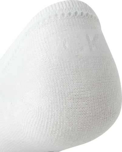 Image of Calvin Klein Womens No Show Socks - 6 Pack Lightweight Cotton Blend Invisible No Slip Sneaker Liners Athletic Socks for Women