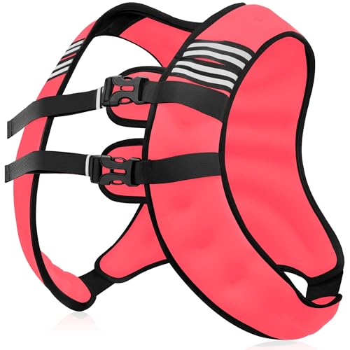 Image of NATURELUX Weighted Vest Men or Women - 5 /10 /15 /20 /25 /30lbs Weights with Reflective Stripe, Weighted Vest for Workout Equipment for Strength Training Running - Walking Weight Loss