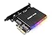 Price comparison product image EZDIY-FAB Dual M.2 Adapter for SATA and PCIE NVMe SSD with 5V ARGB Heatsink,Support NGFF PCIe SSD (M Key),M2 SATA SSD (B&M Key) 2280 2260 2242 2230