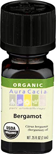 Aura Cacia Aceite Esencial Bergamota Orgánico 0.25 Fl Oz miniatura 1