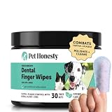 Pet Honesty Vet Recommended Cat & Dog Teeth Cleaning Wipes, 30 Ct