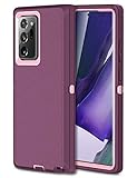 MXX Galaxy Note 20 Heavy Duty Protective Case with [3 Layers] Rugged Rubber Shockproof Protection...