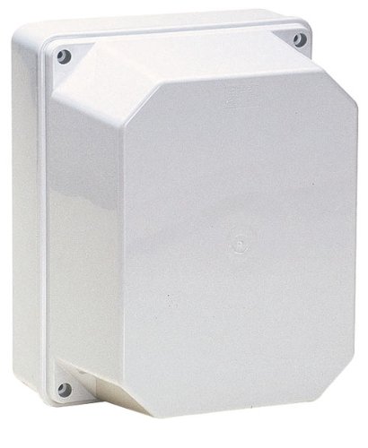 Scatola di montaggio a parete, scatola di derivazione Scatola di plastica con vite | 240x180x175mm | IP65 | Coperchio alto Scatola di distribuzione Scatola di distribuzione vuota Scatola industriale, scatola di derivazione, armadio elettrico