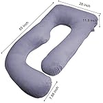 Chilling-Home-Pregnancy-Pillows-for-Sleeping-U-Shaped-Body-Pillow-Pregnant-Pillows-for-Sleeping-Full-Body-Pillow-Pregnancy-Must-Haves-Maternity-Pillows-55-in-Pregnancy-Body-Pillow-with-Velvet-Cover