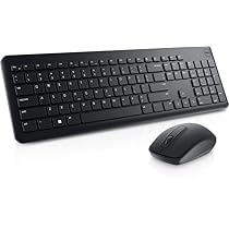 Dell Wireless Keyboard and Mouse – KM3322W,  Anti-Fade & Spill-Resistant Keys, up to 36 Month Battery Life, 3Y Advance Exchange Warranty,Black