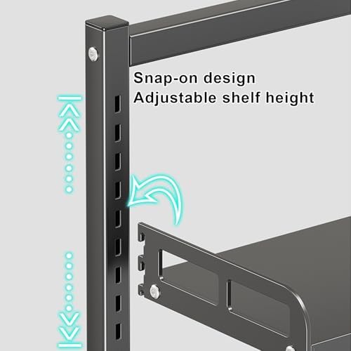 Adjustable Carbon Steel 1/2/3 Tier Over Toilet Storage Rack, White Bathroom Organizer with Easy Access Shelves, Stable Load-Bearing, 47x25x164cm, Perfect for Small Spaces