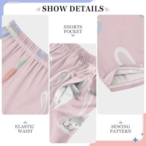 Rabbit Chicken Boys Pants Boys Athletic Pants Long Pant for Boywith Pockets Wide-Leg Size 6-14Y4