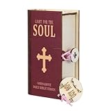 Inspiration spirituelle par code couleur : la boîte en bois de cartes de versets bibliques propose des cartes thématiques et colorées pour un encouragement quotidien, facilitant la recherche de versets édifiants adaptés à vos émotions et besoins spirituels