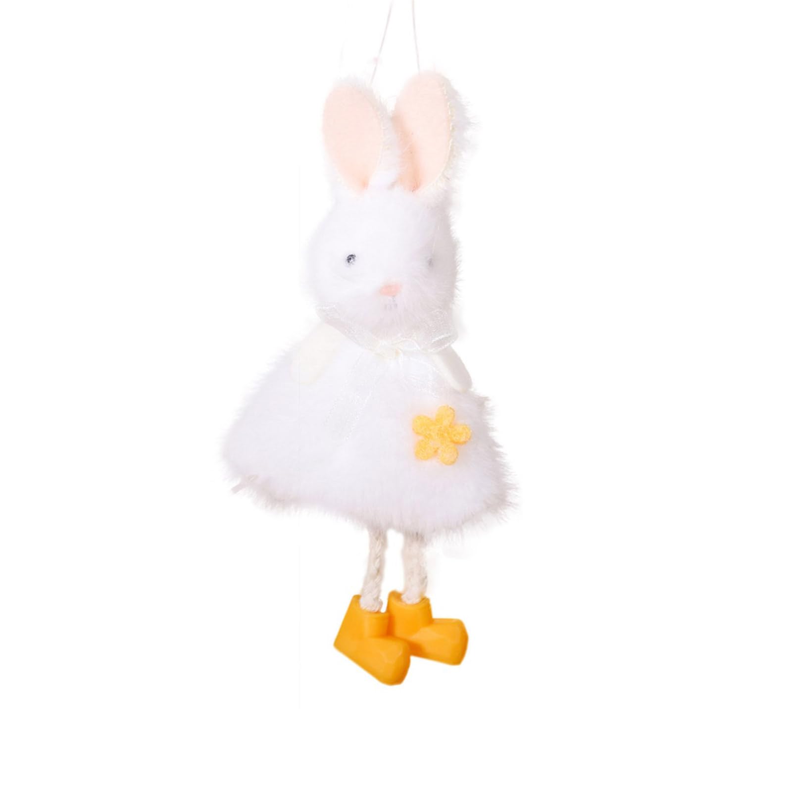 Kalttoy Easters Themed Plush Rabbits with Dress Add Atmospheres to Any Celebration or Collection Portable Ornament for Festival Easters Celebration Ornament